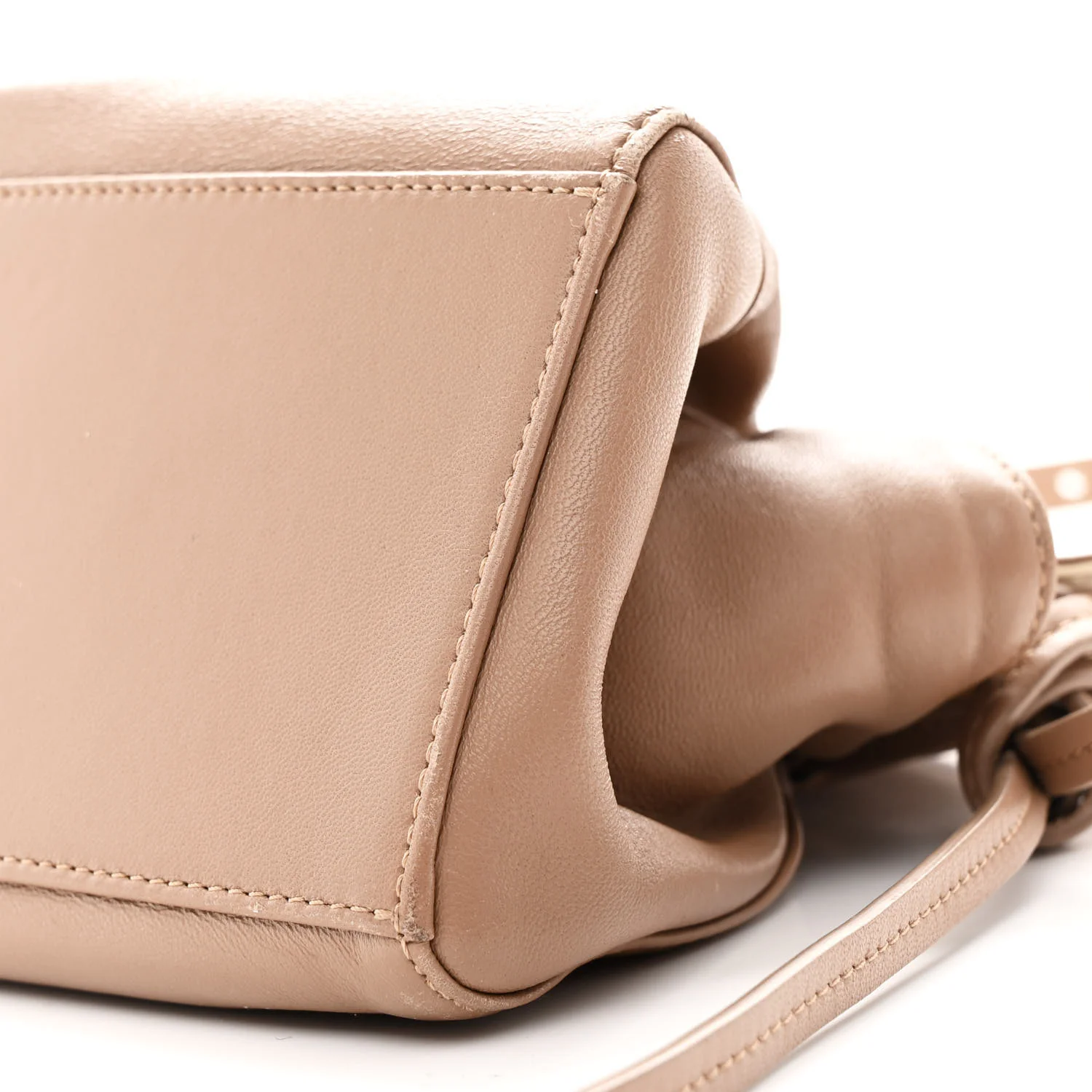 Lambskin Mini Protea Bag Biscotto