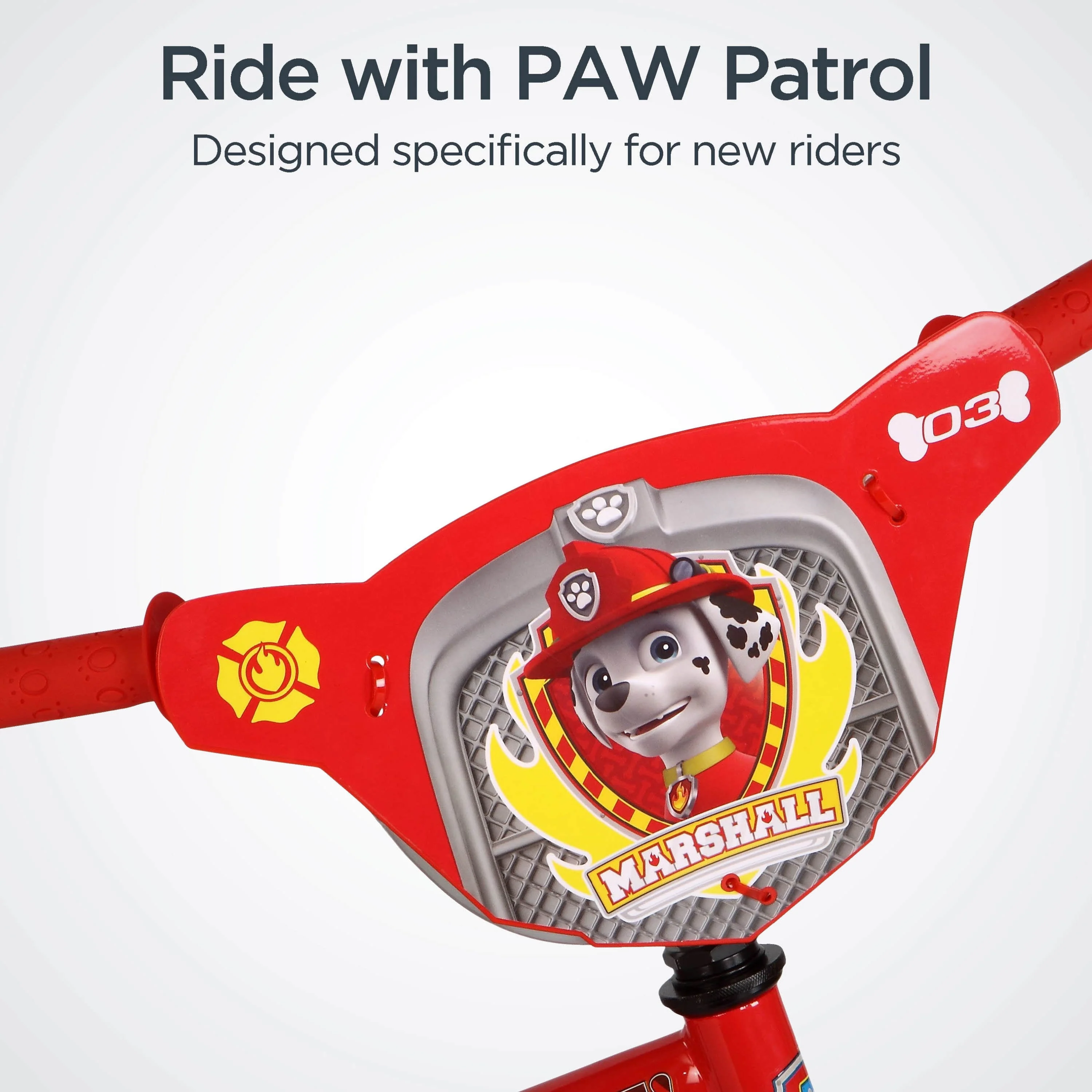 Nickelodeon Paw Patrol Marshall 12in. Kids Bike by Schwinn, Ages 2 to 4, Red