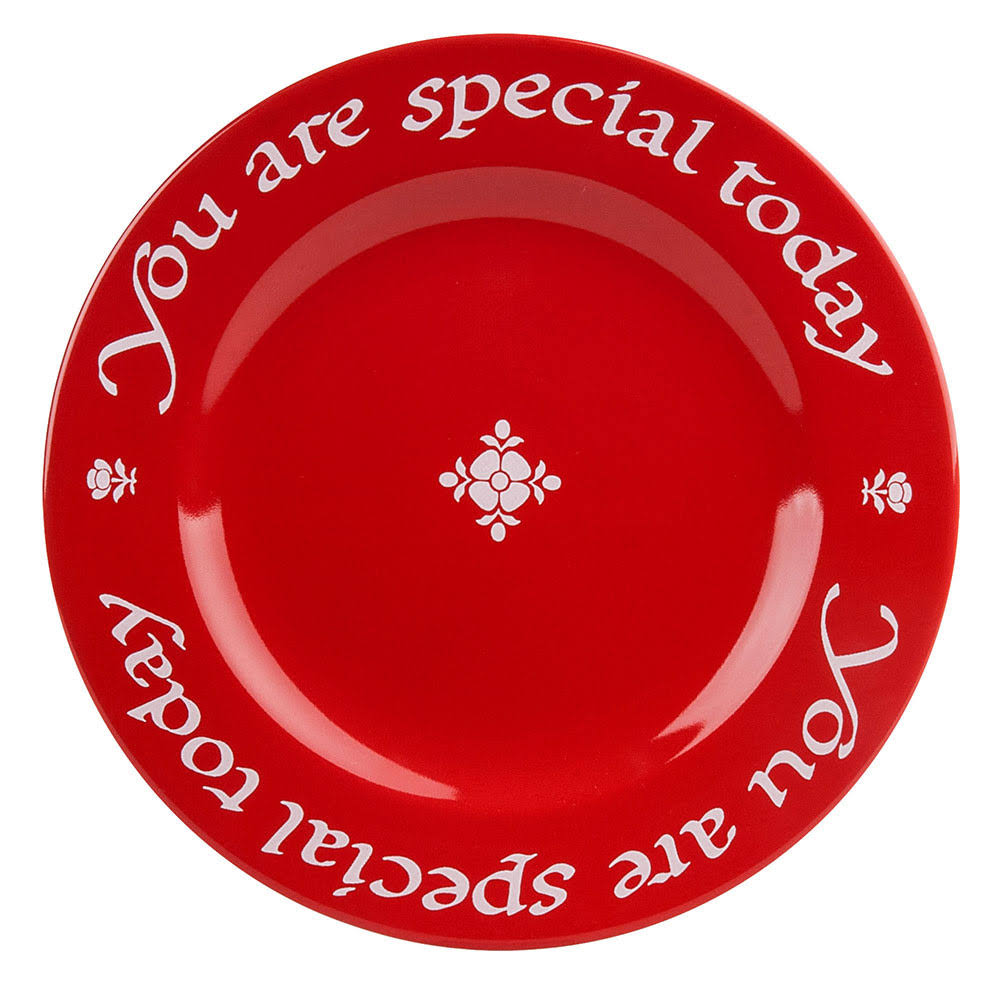 You Are Special Today Red Plate | St. Patricks Guild