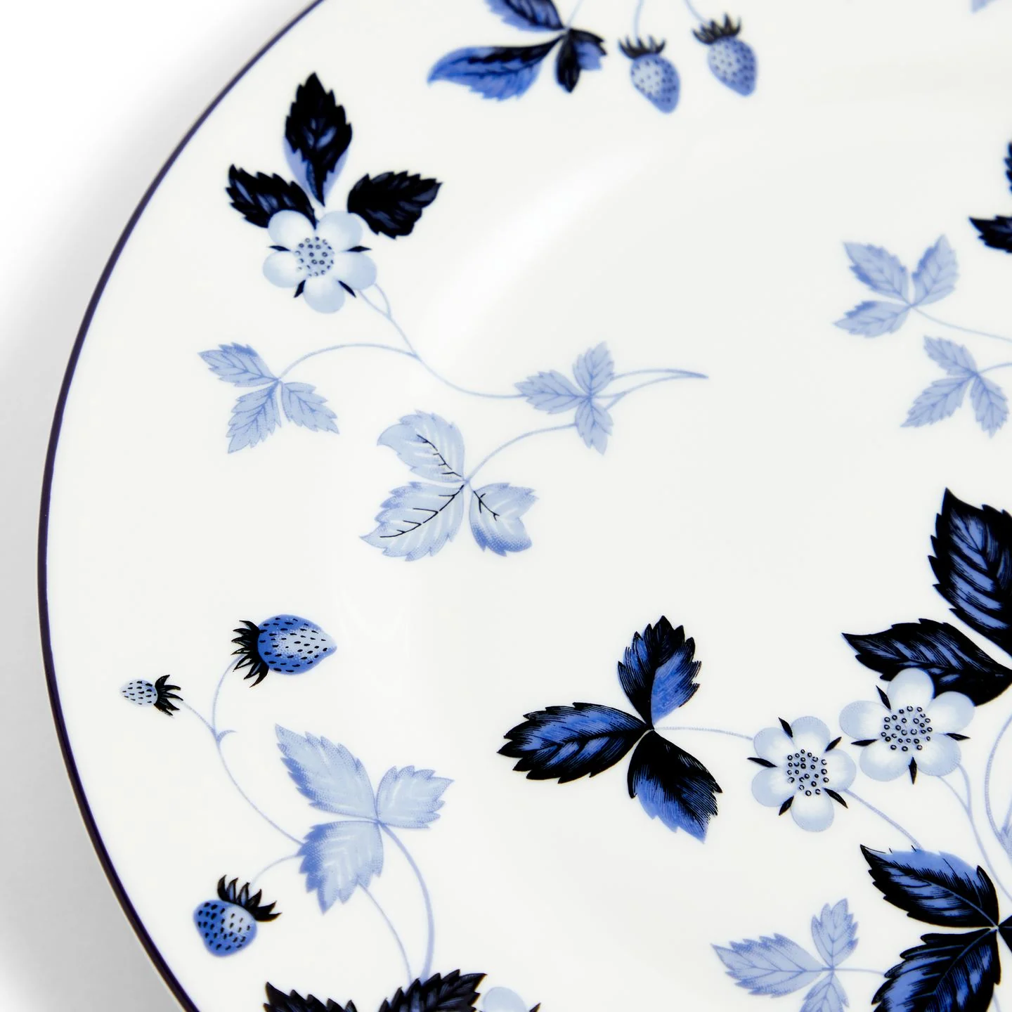 Wild Strawberry Inky Blue Salad Plate