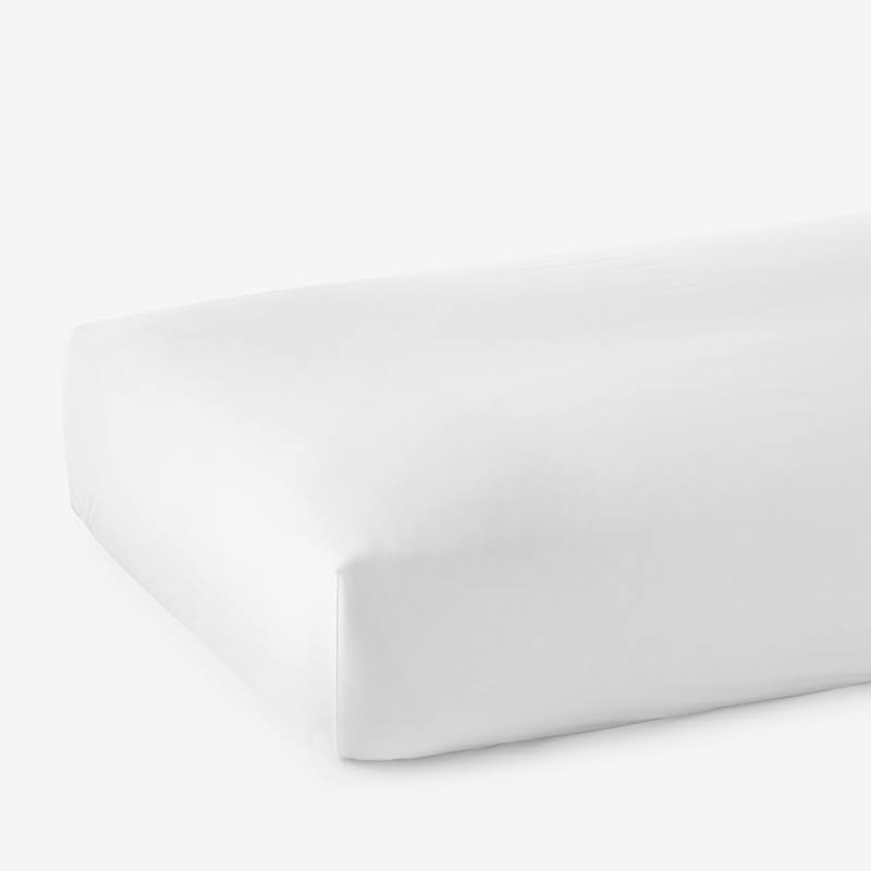 Legends Hotel Supima Cotton Sateen Fitted Sheet - White Size Twin | The Company Store