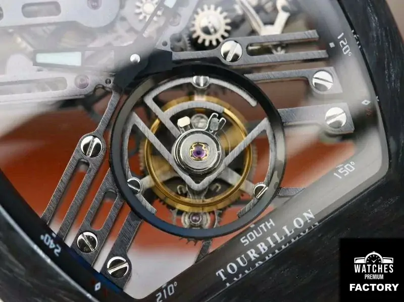 Franck Muller Vanguard Skeleton V45 T SQT Tourbillon Skeleton Dial