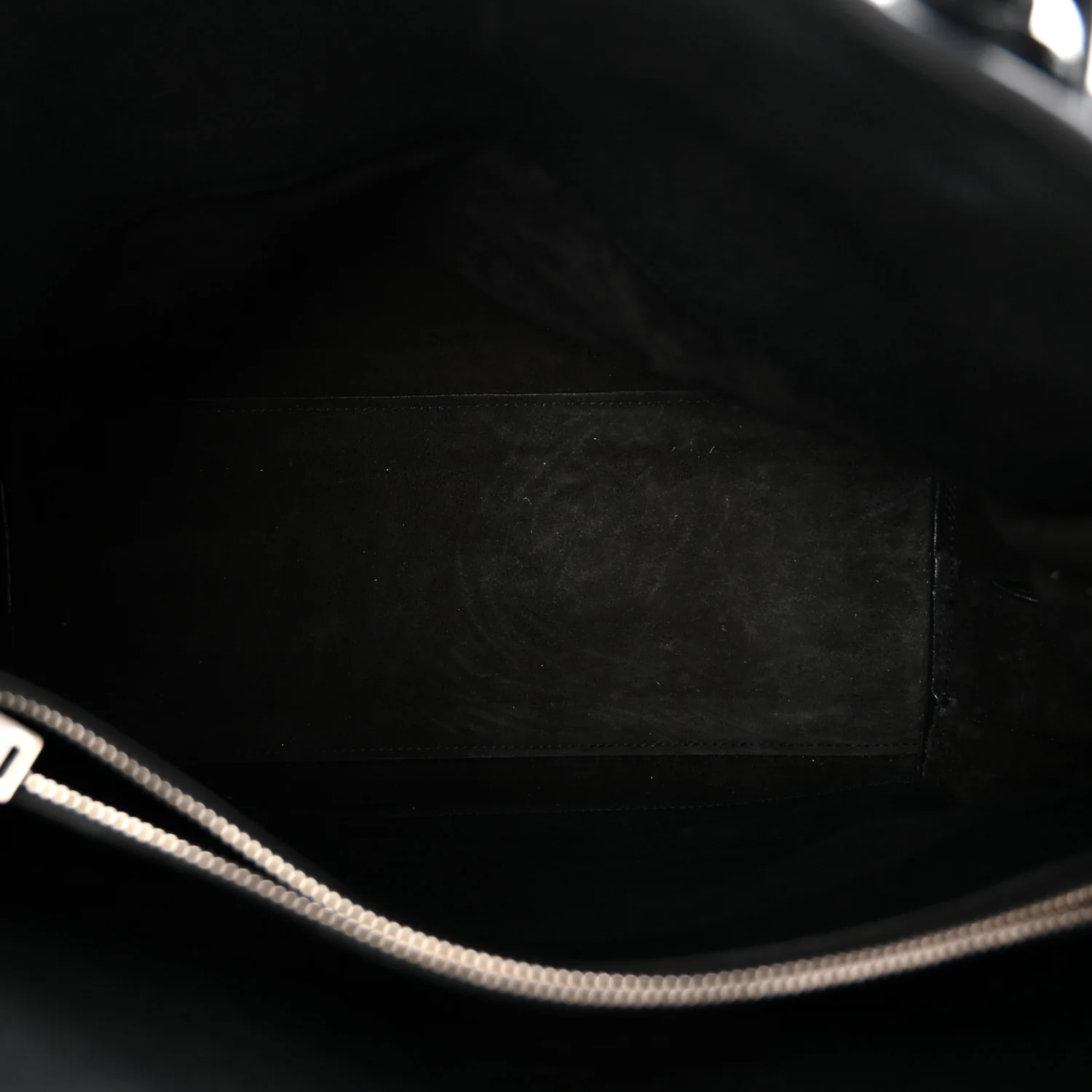 Grained Calfskin Small Supple Sac De Jour Black
