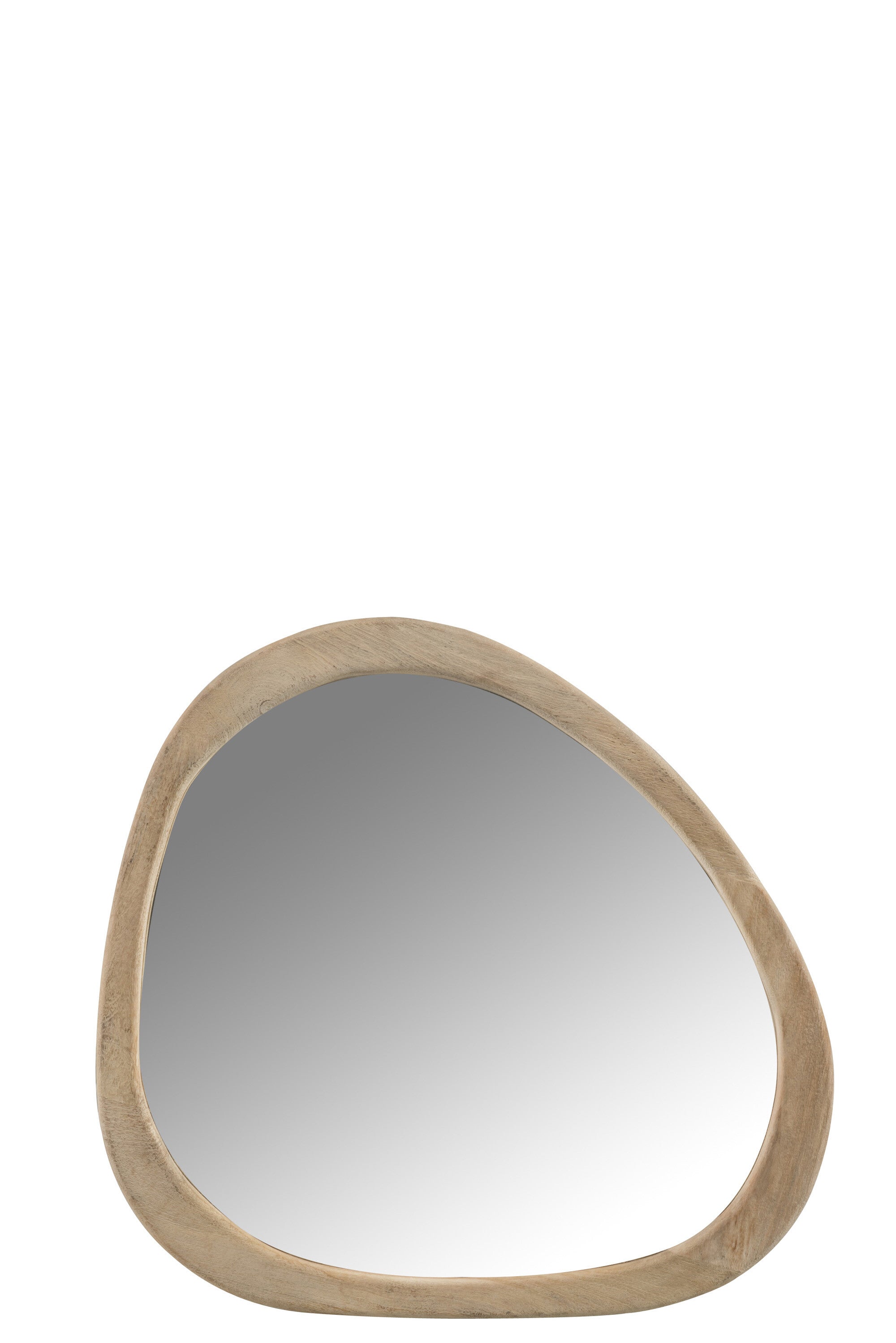 J-Line spiegel Onregelmatig - hout - small - Ø 64 cm