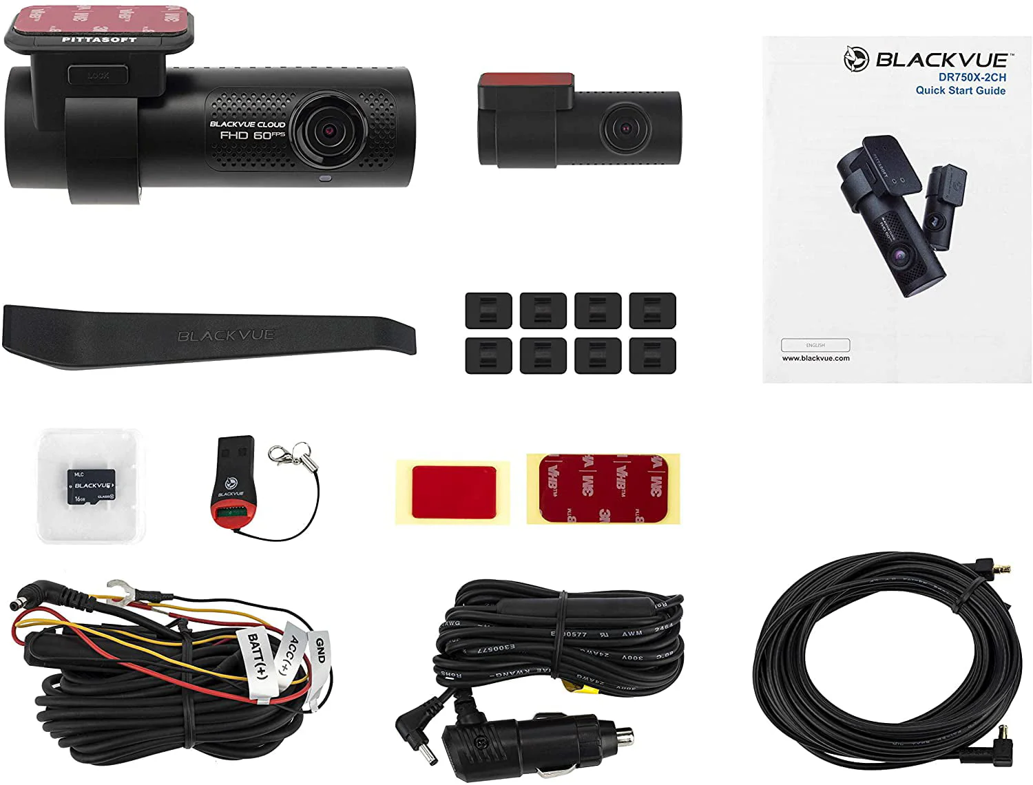 Blackvue DR750X 2CH 32GB Dual Full HD 1080p (Front @60fps/Rear @30fps), Dual Sony STARVISTM CMOS Sensor, 139 Wide View angle Image 4