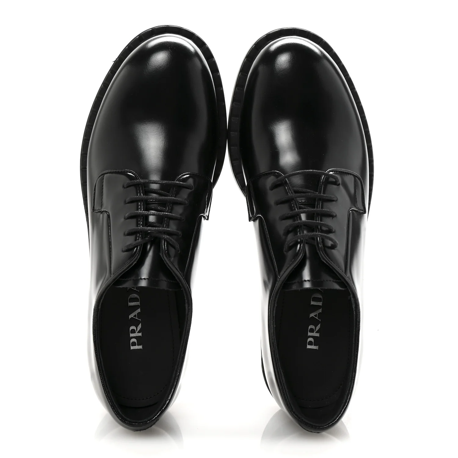 Spazzolato Lace Up 50mm Loafers 39 Black