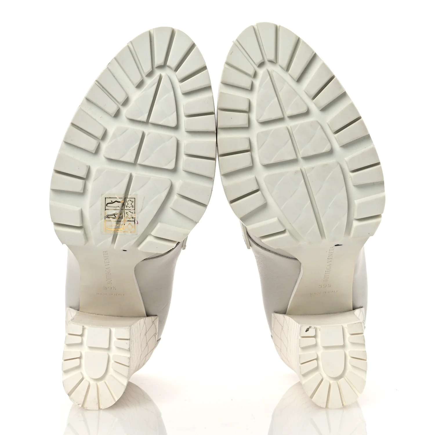 Calfskin Loafer Pumps 39.5 Mist Bianco