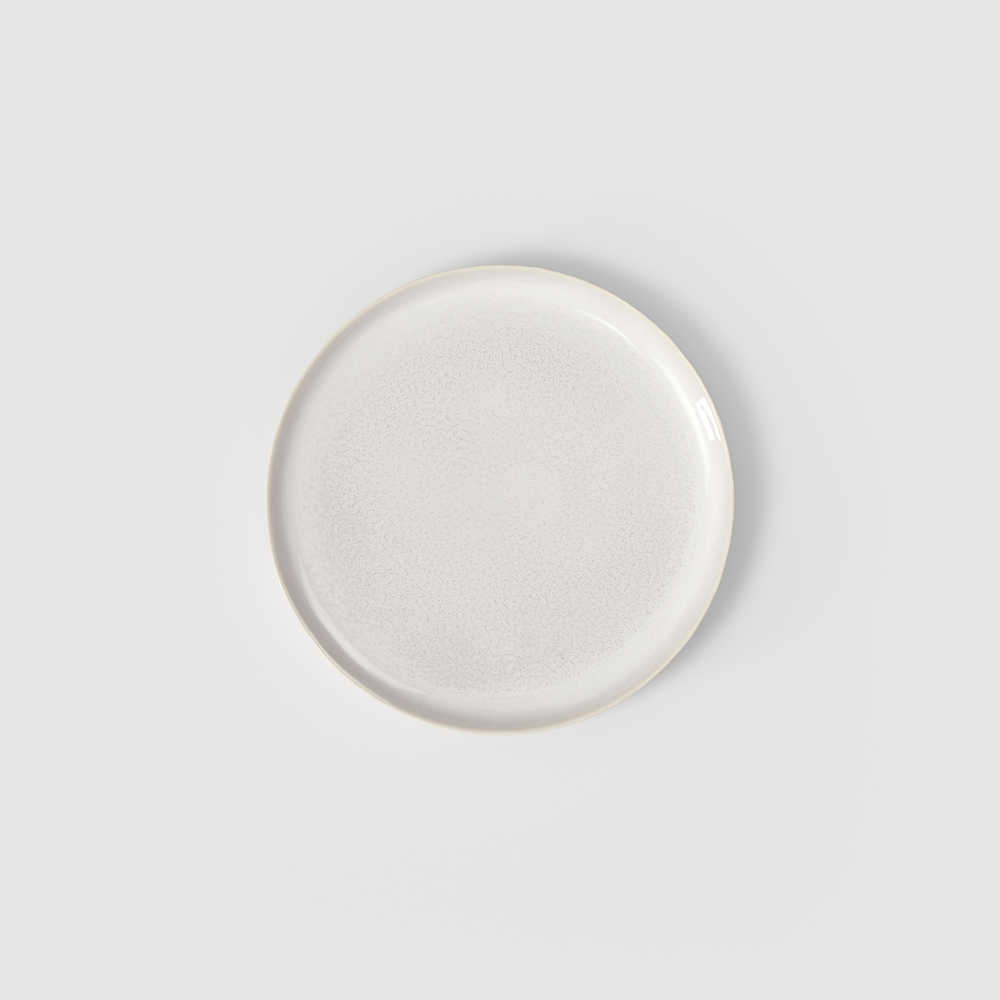 Crafted Salad/ Dessert Plate - White, 8.3'', Premium Porcelain