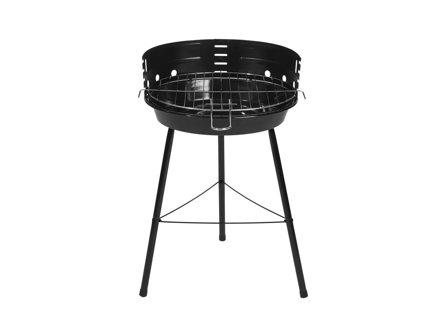 GRILLMEISTER Barbecue rond au charbon de bois,  33 cm