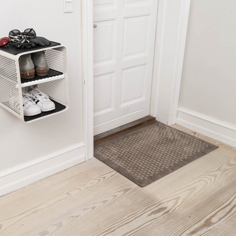 Dot gulvmatte 90x60 cm beige