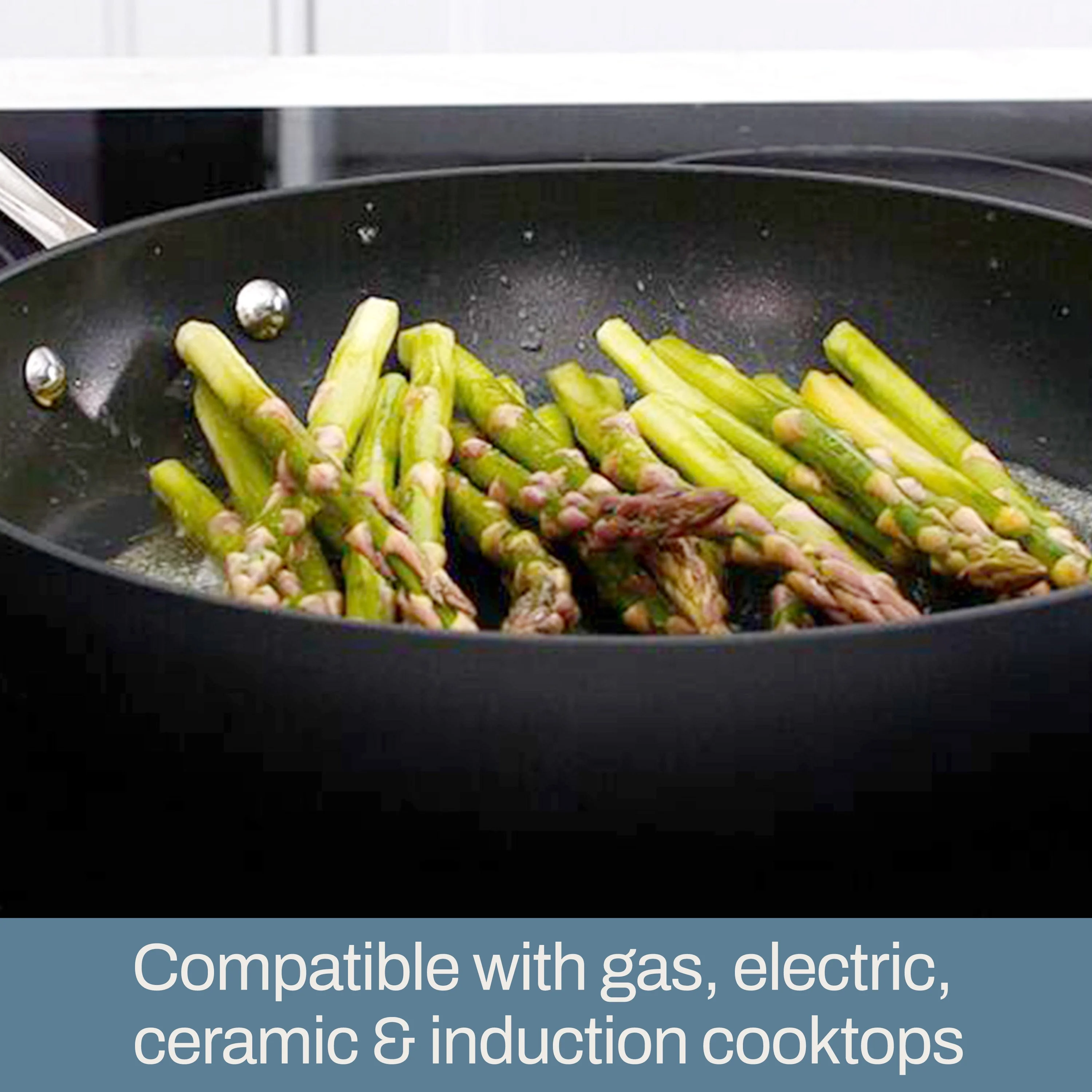 All - Clad HA1 Hard Anodized Nonstick Cookware, 10 Piece Set