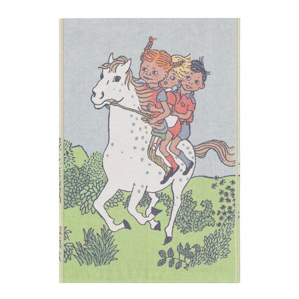 Pippi babyteppe 72x105 cm ridetur