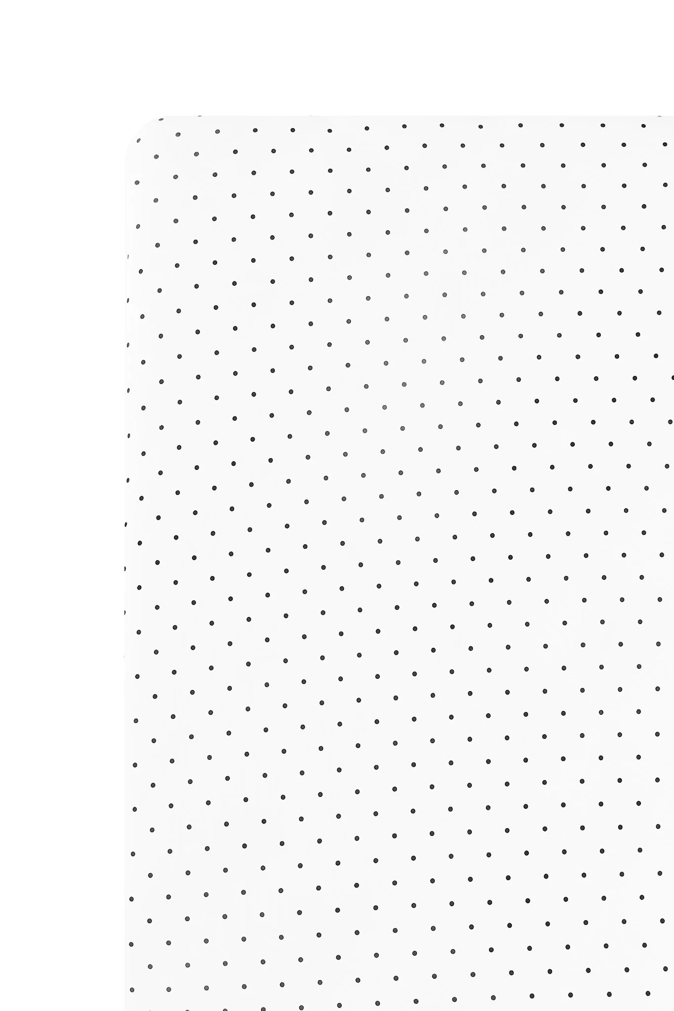 Crib Sheet in Midnight Polka Dot