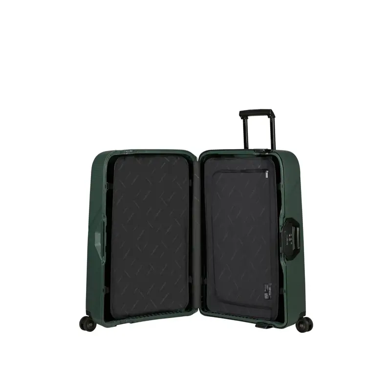 Forest Green Maxsum Eco Large Spinner Checked Luggage | 4902-GRMXB - SAMSONITE OUTLET