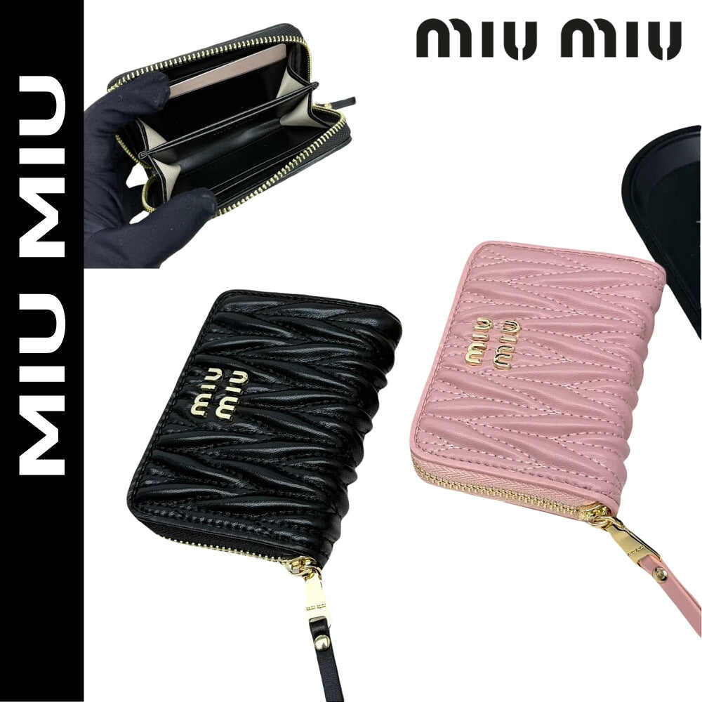 MIUMIU【ミュウミュウ】春夏にぴったりの実用的で絶妙な小さな財布2色