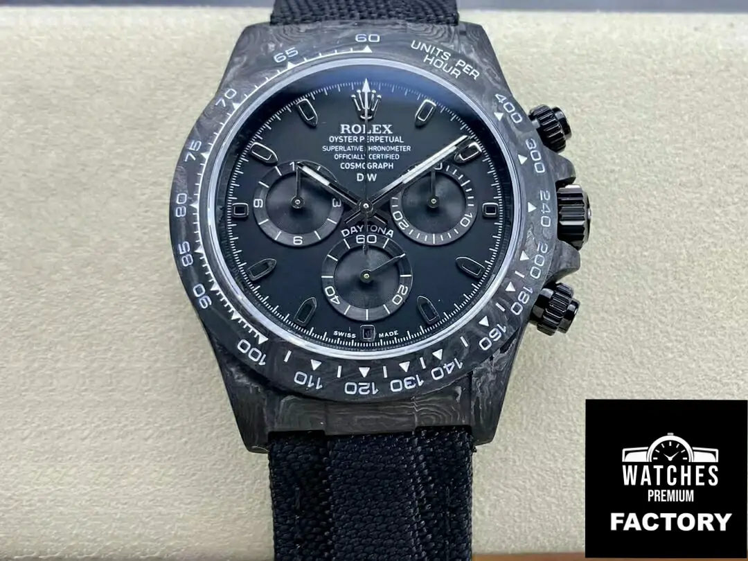 Rolex Daytona Cosmograph Diw Custom Version Noob Factory Black Dial