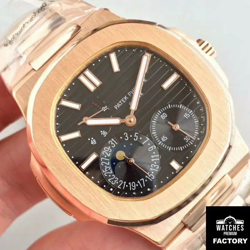 Patek Philippe Nautilus Moonphase 5712R-001 Black Dial