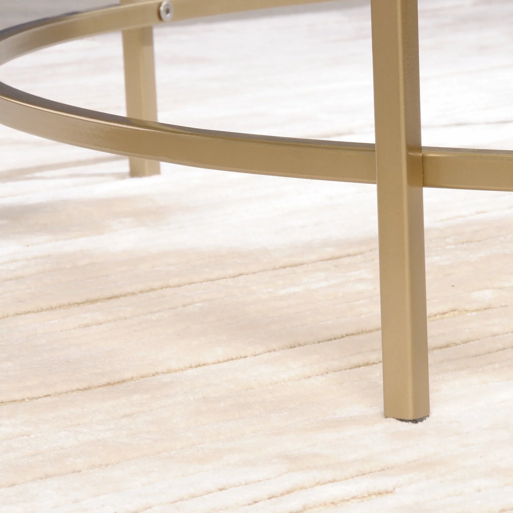Better Homes & Gardens Nola Coffee Table, Gold Finish