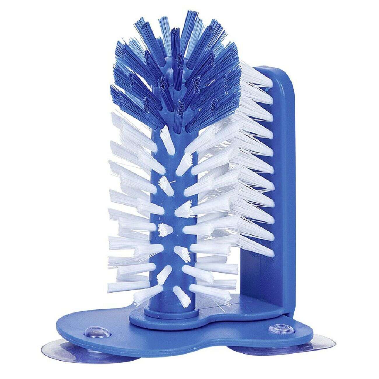 Brosse à ventouse pour bouteille et verre