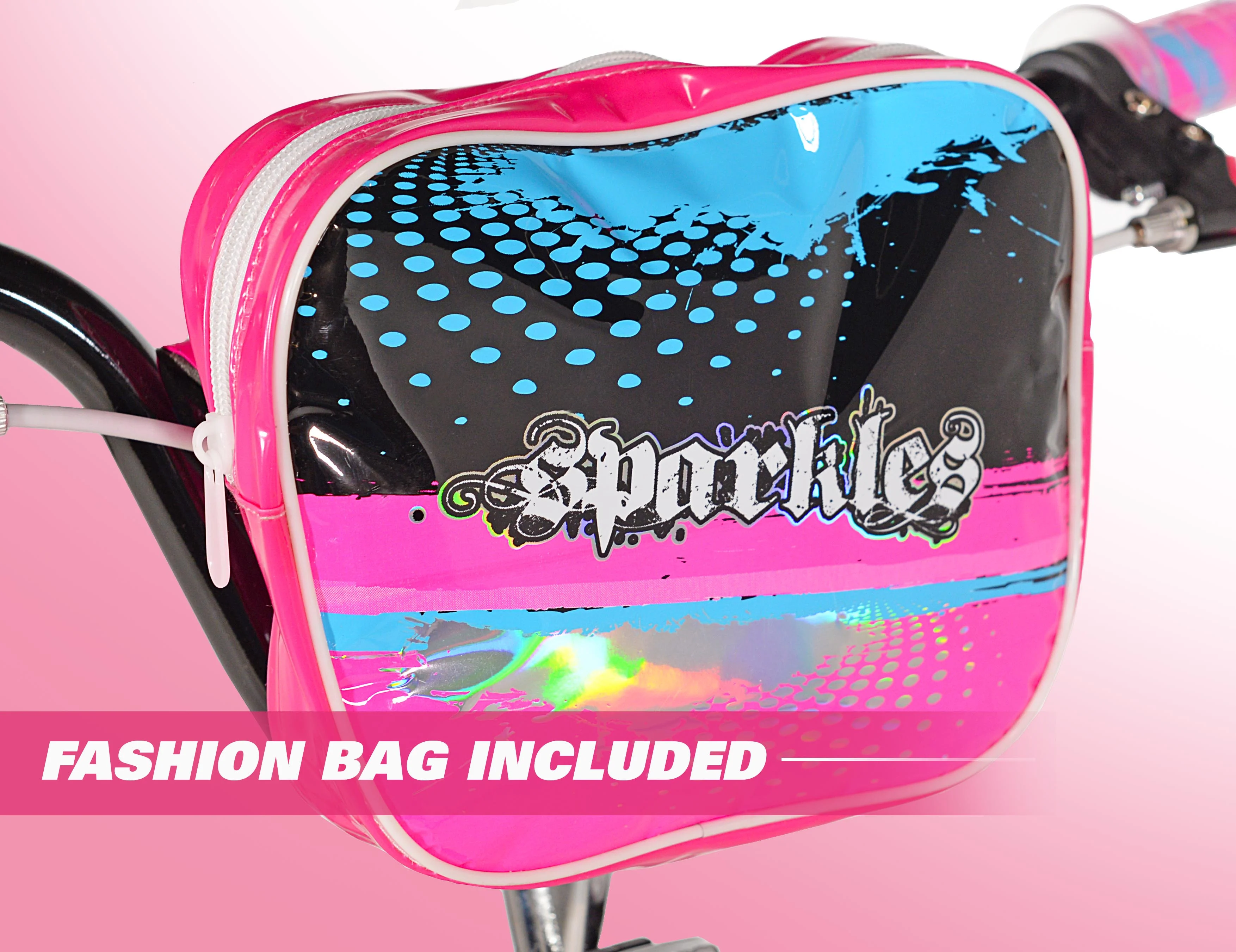 Bicycles 18 in Girl'S Sparkles Bicycle, Black and Pink