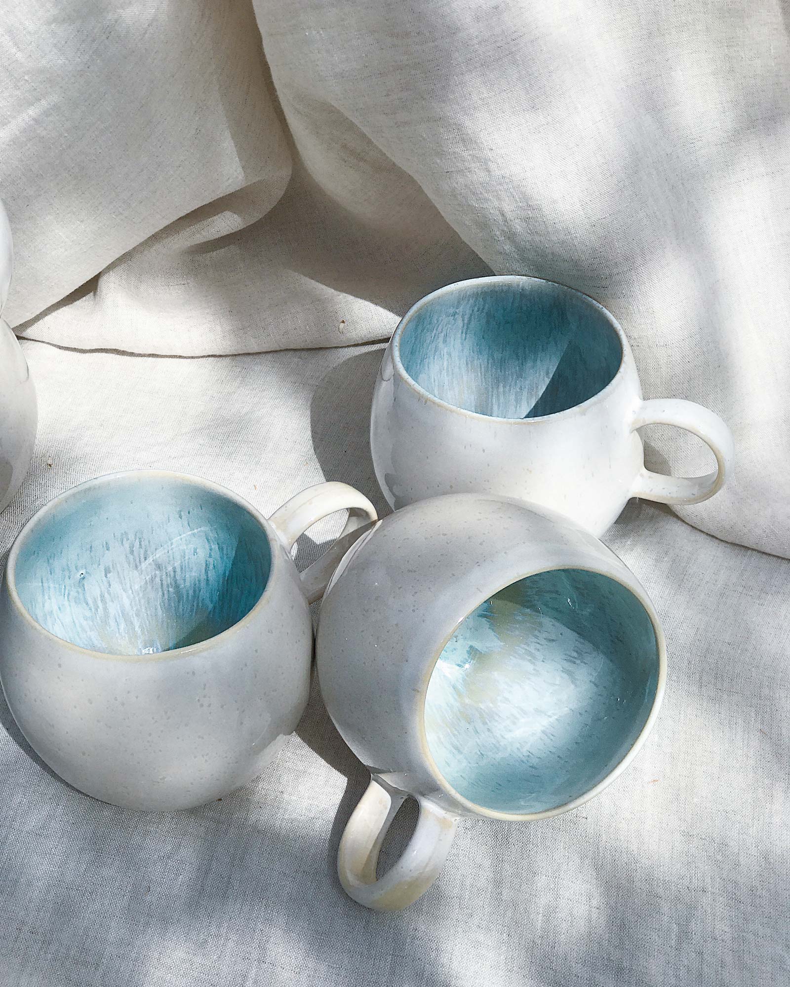 AREIA - LARGE MUG AZURE