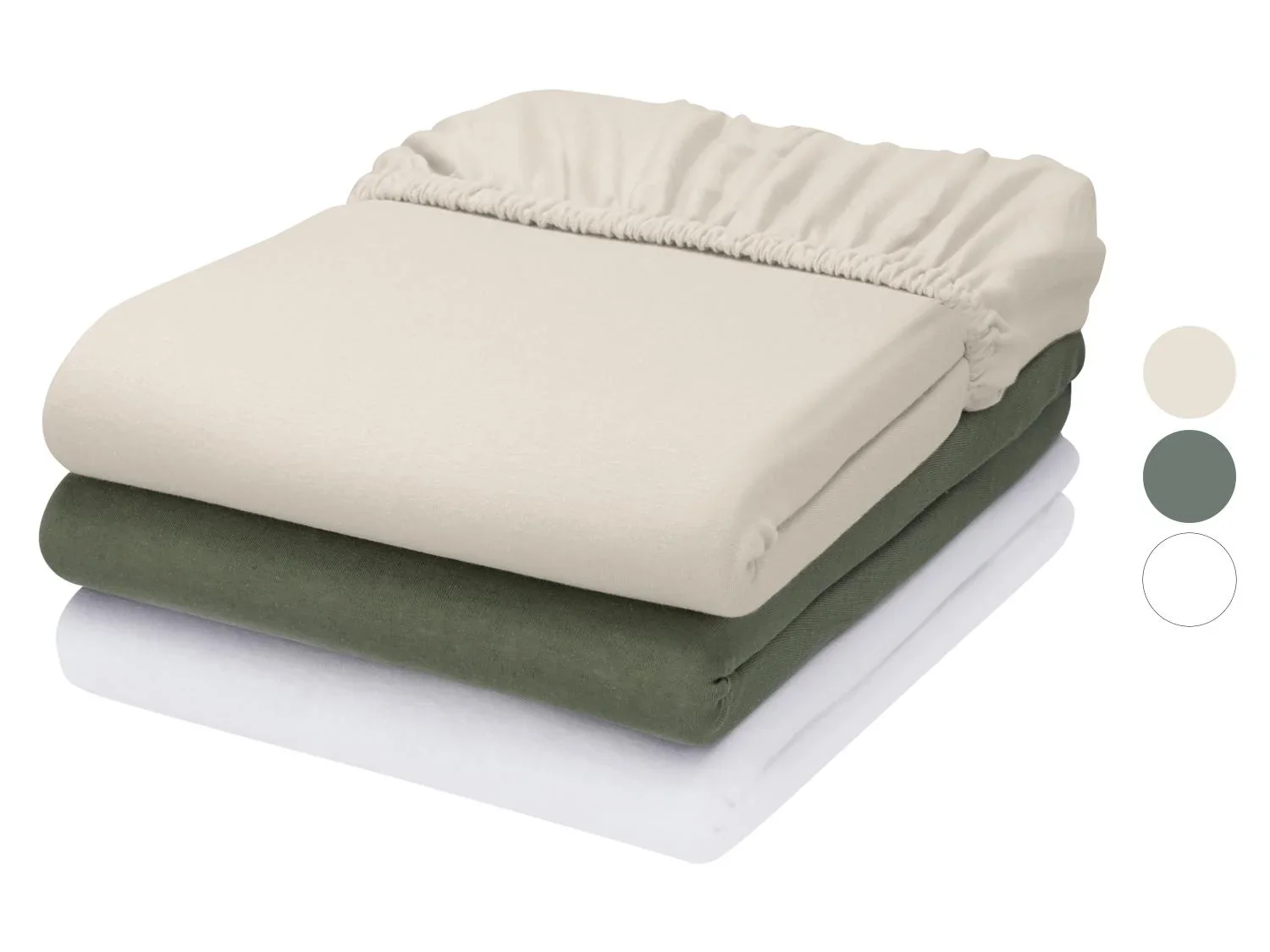 LIVARNO Drap-housse en jersey, 180 - 200 x 200 cm