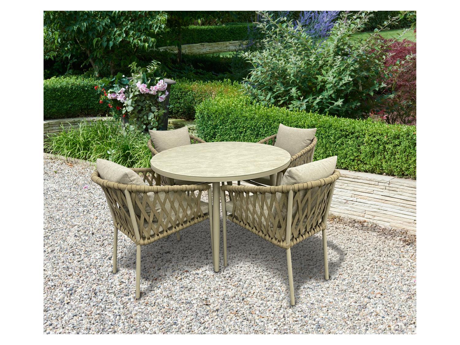 Greemotion Ensemble de jardin Avola, 5 pices