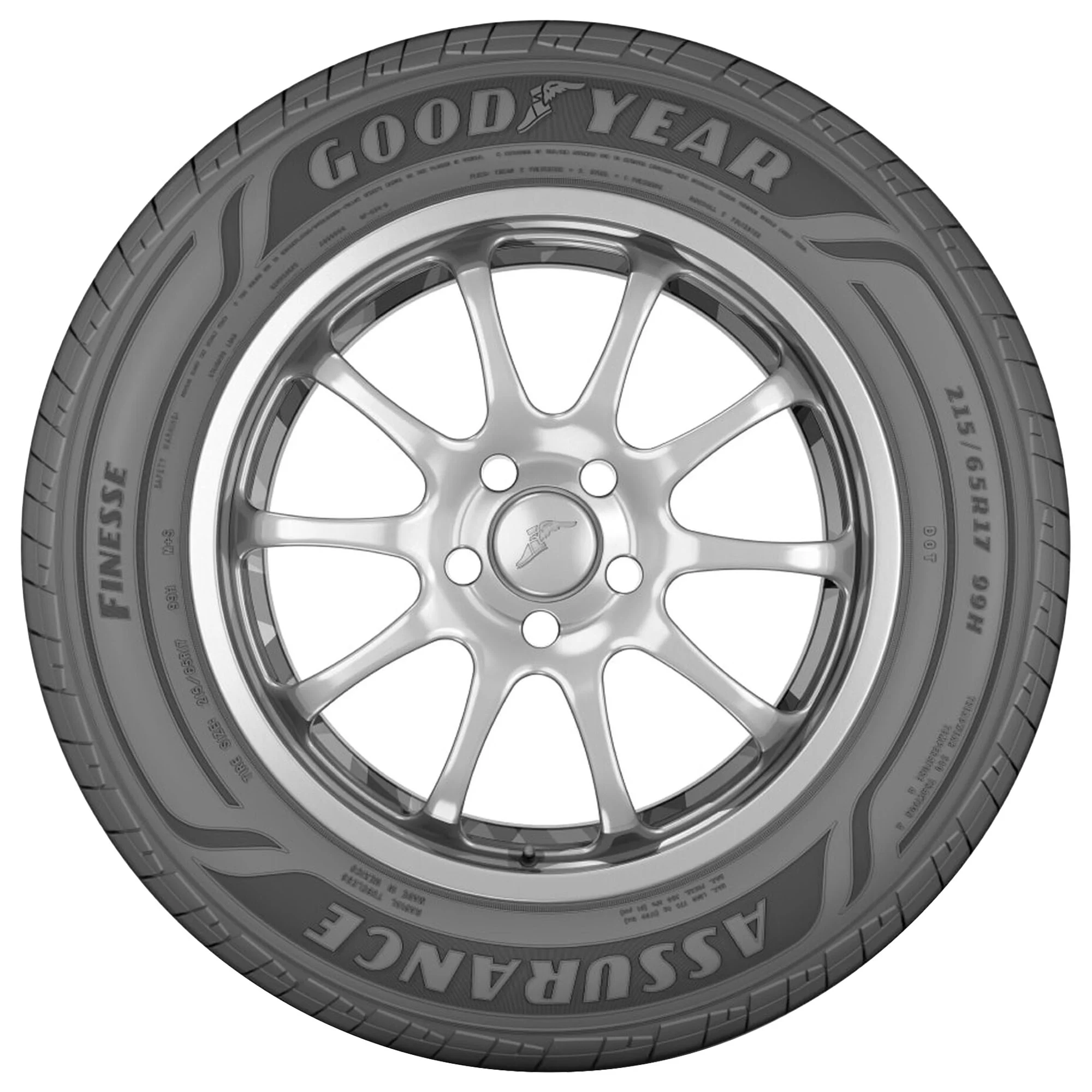 Goodyear Assurance Finesse All-Season 235/55R19 101H Passenger Tire
