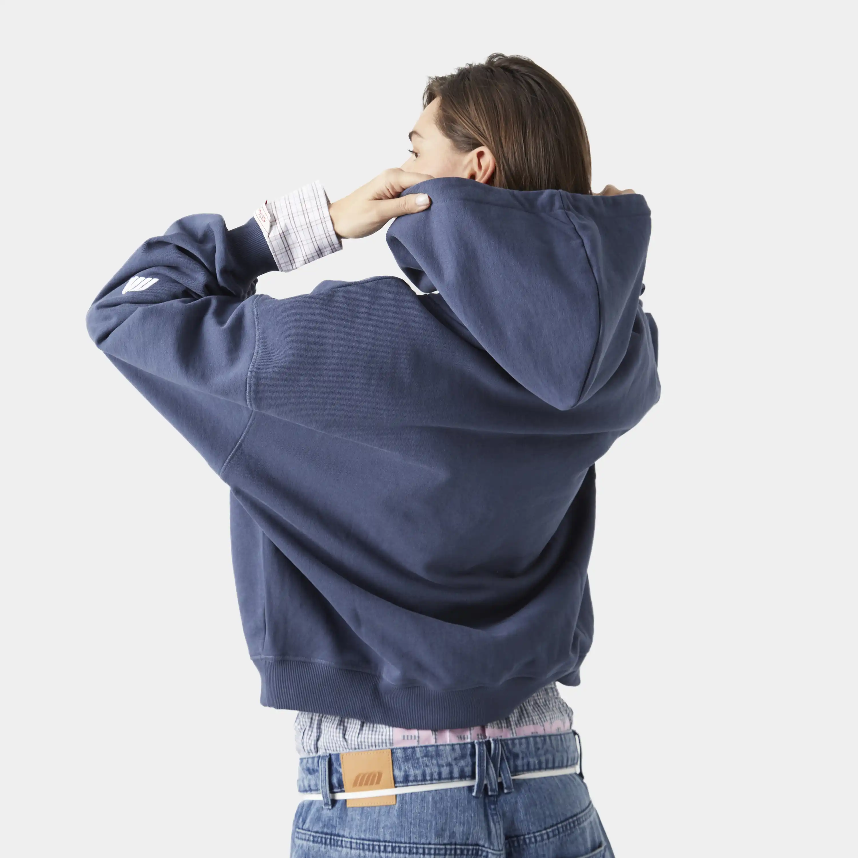 Le Panier Navy Oversized Hoodie