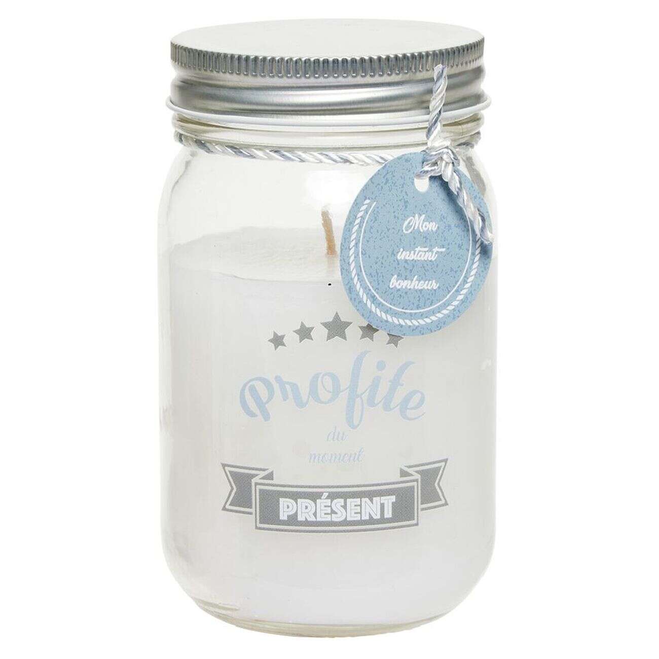 Bougie message senteur monoï H.13 cm