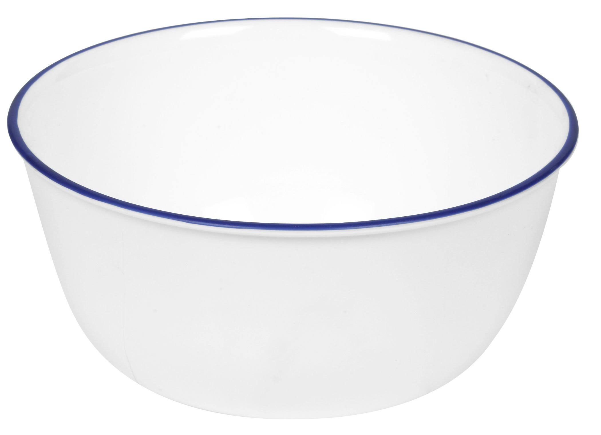 Corelle Livingware Classic Cafe 28-oz Bowl, Navy Blue/White