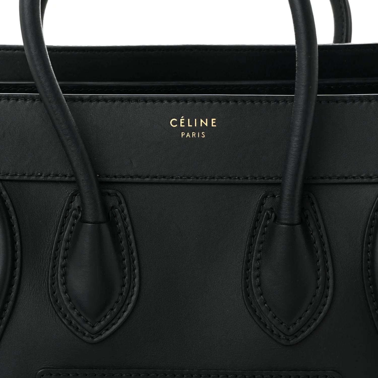 Smooth Calfskin Micro Luggage Black