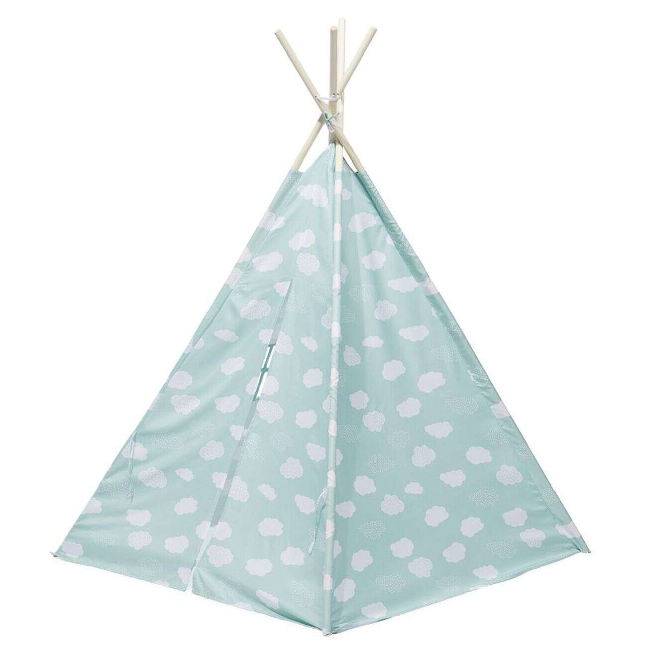 Tipi Dream polyester bleu nuage - L120xP120xH160 cm