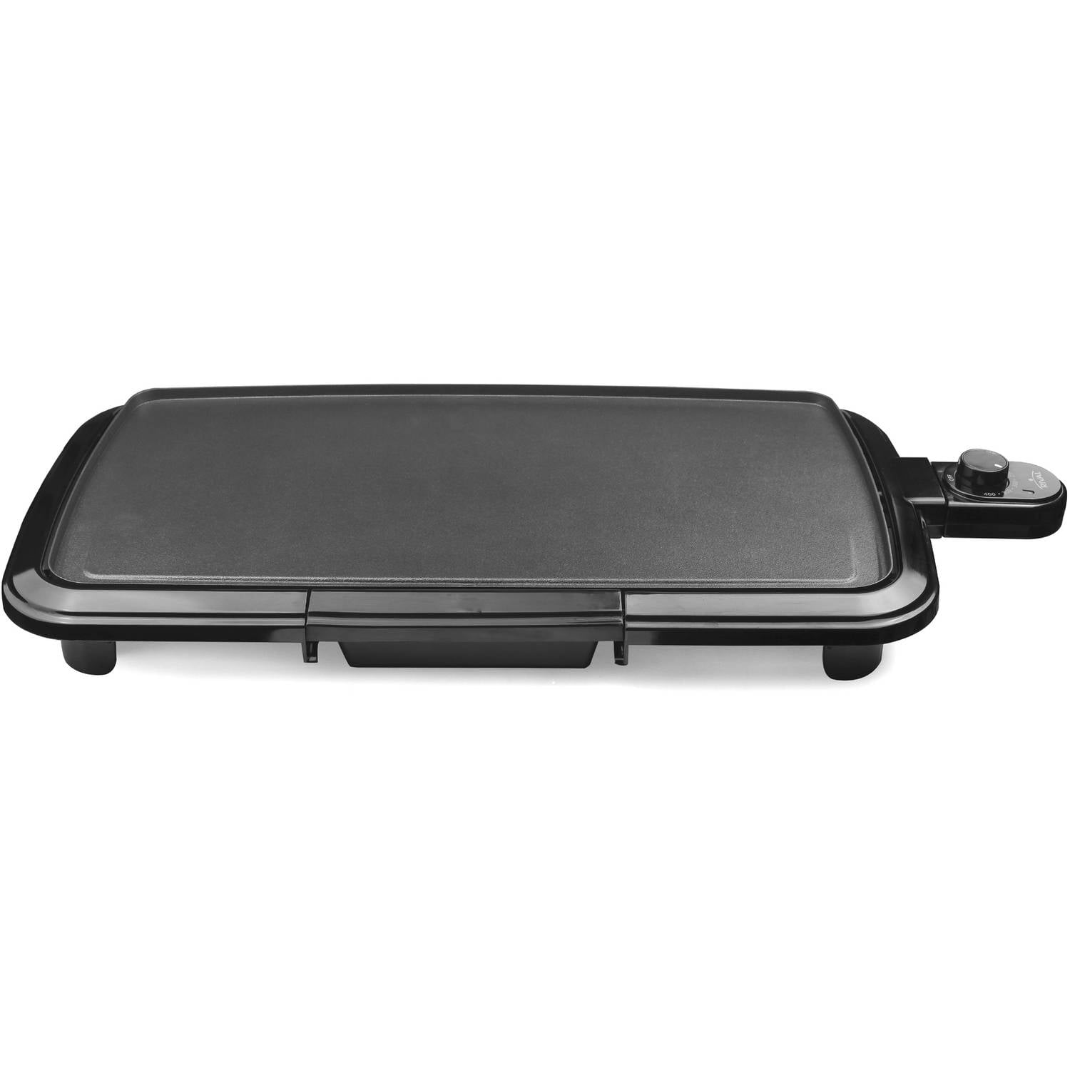 Dishwasher-Safe 20 Black Griddle with Adjustable Temperature Control