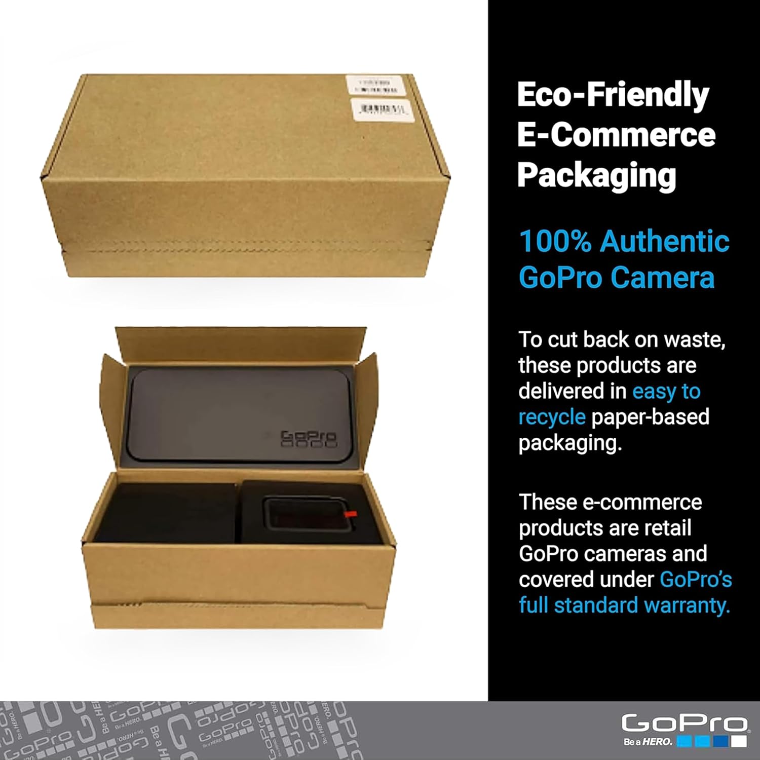 GoPro HERO13 Black Ecommerce Packaging - Waterproof Action Camera with 5.3K60 Video  27MP Photo + Compatability with HB-Series Lenses