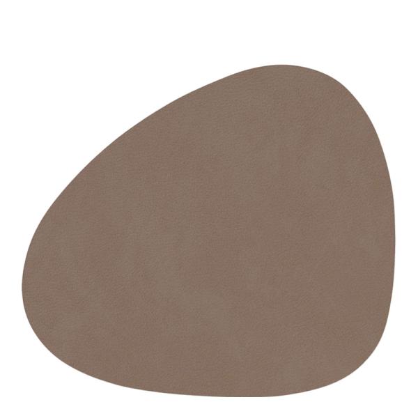 Curve Nupo glassbrikke 11x13 cm truffle