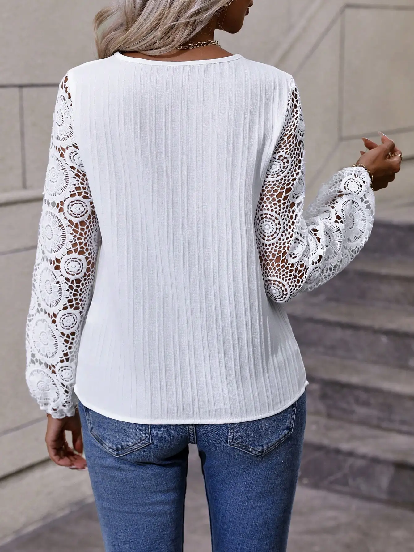 Sophie Paris | Chemisier à manches lanternes Chic