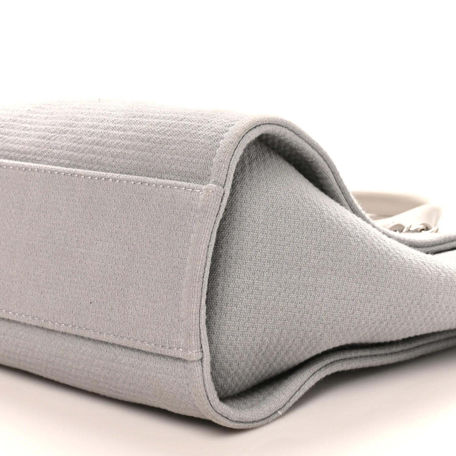 Mixed Fibers Small Deauville Tote Light Grey
