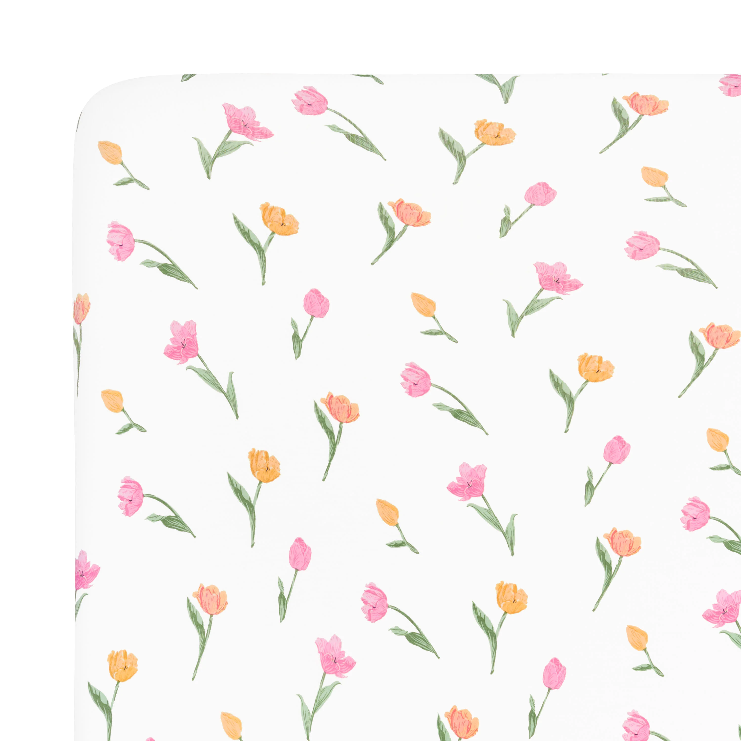 Mini Crib Sheet in Tulip