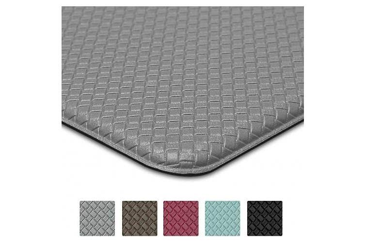 DEXI Kitchen Rug Anti Fatigue,Non Skid Cushioned Comfort Standing Kitchen Mat Waterproof and Oil Proof Floor Runner Mat, Easy to Clean, 79