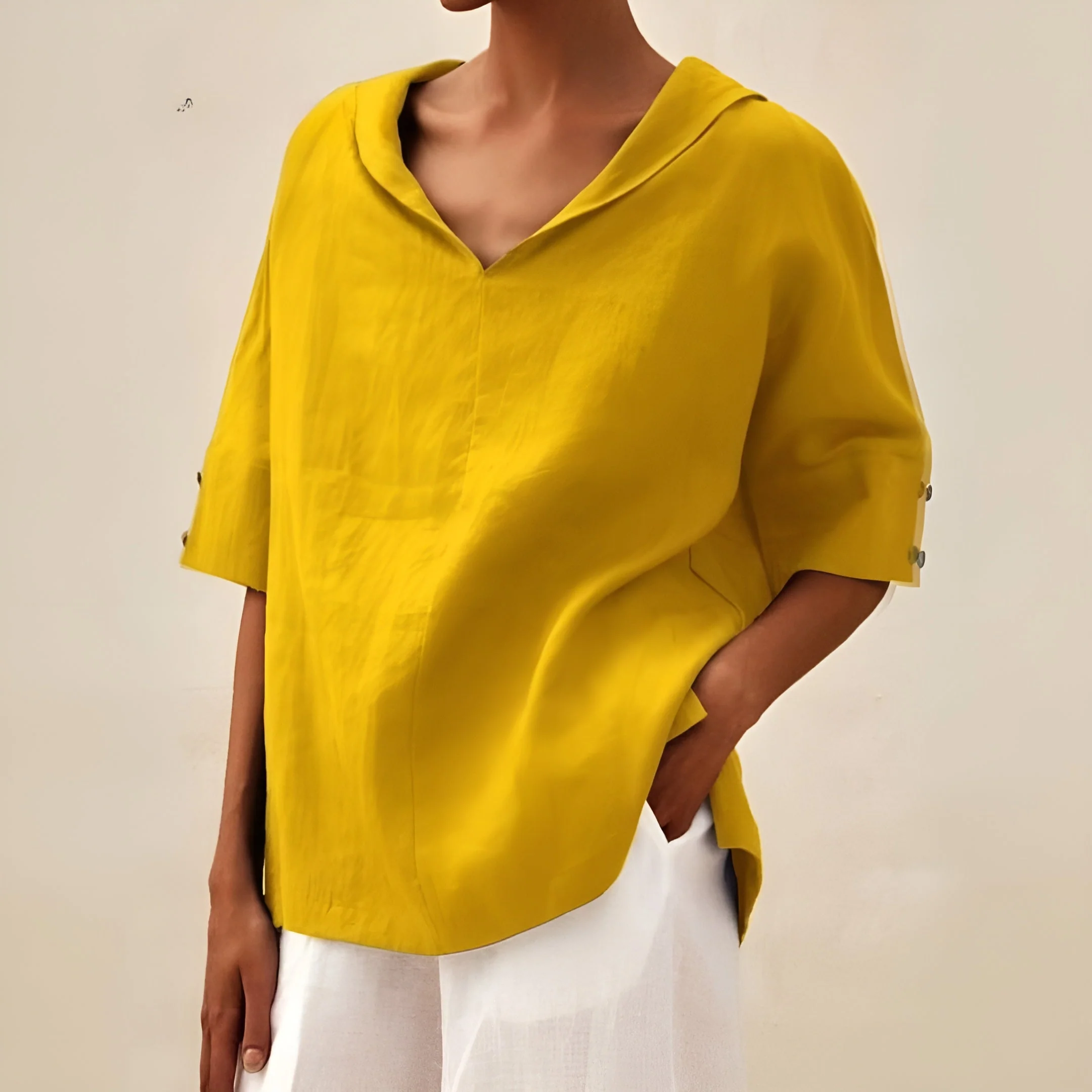 Lyndzi - Blouse Légère Élégante