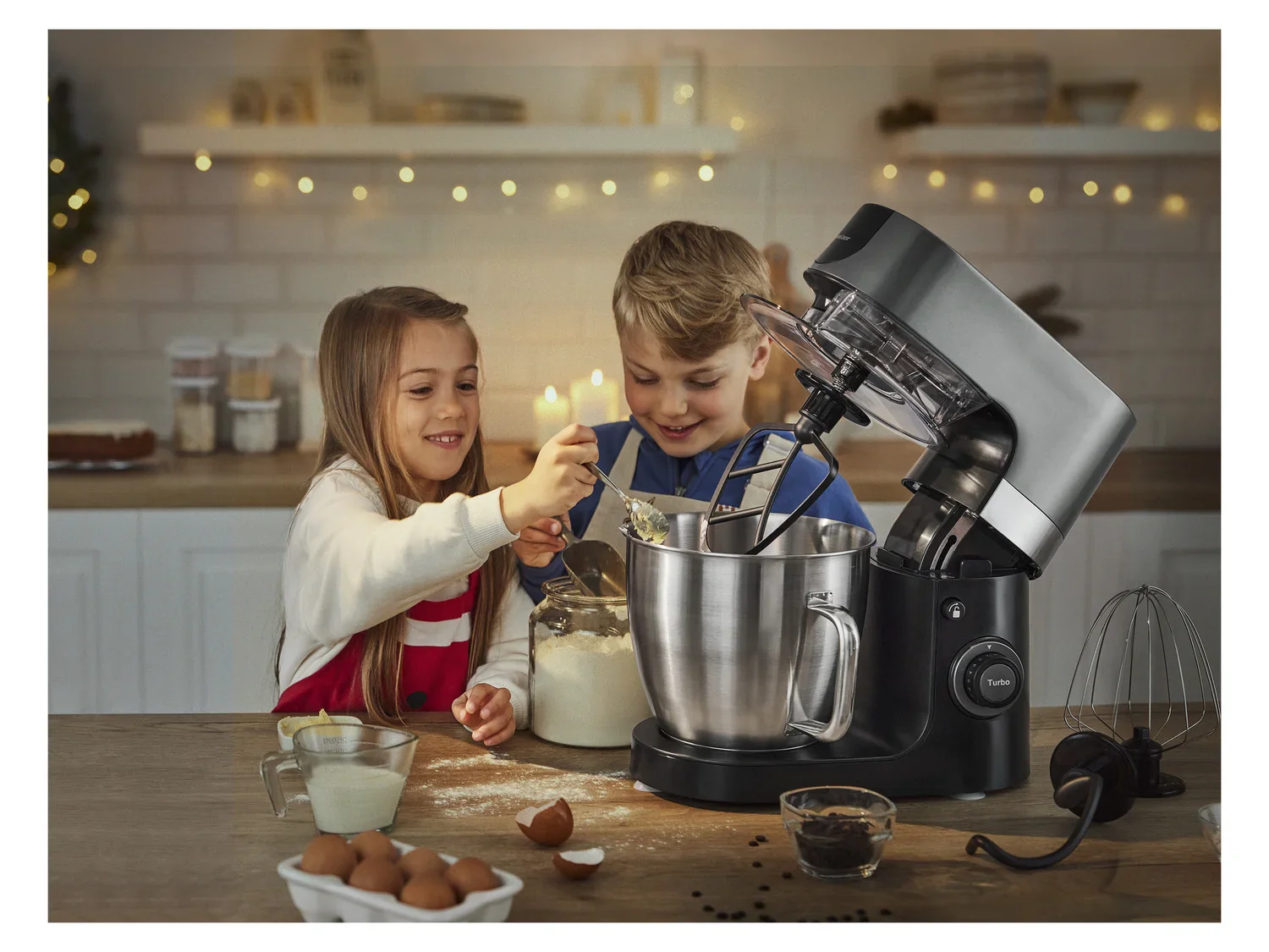 SILVERCREST KITCHEN TOOLS Robot de cuisine SKMP 1300 D3, 1300 W, 6,3 L
