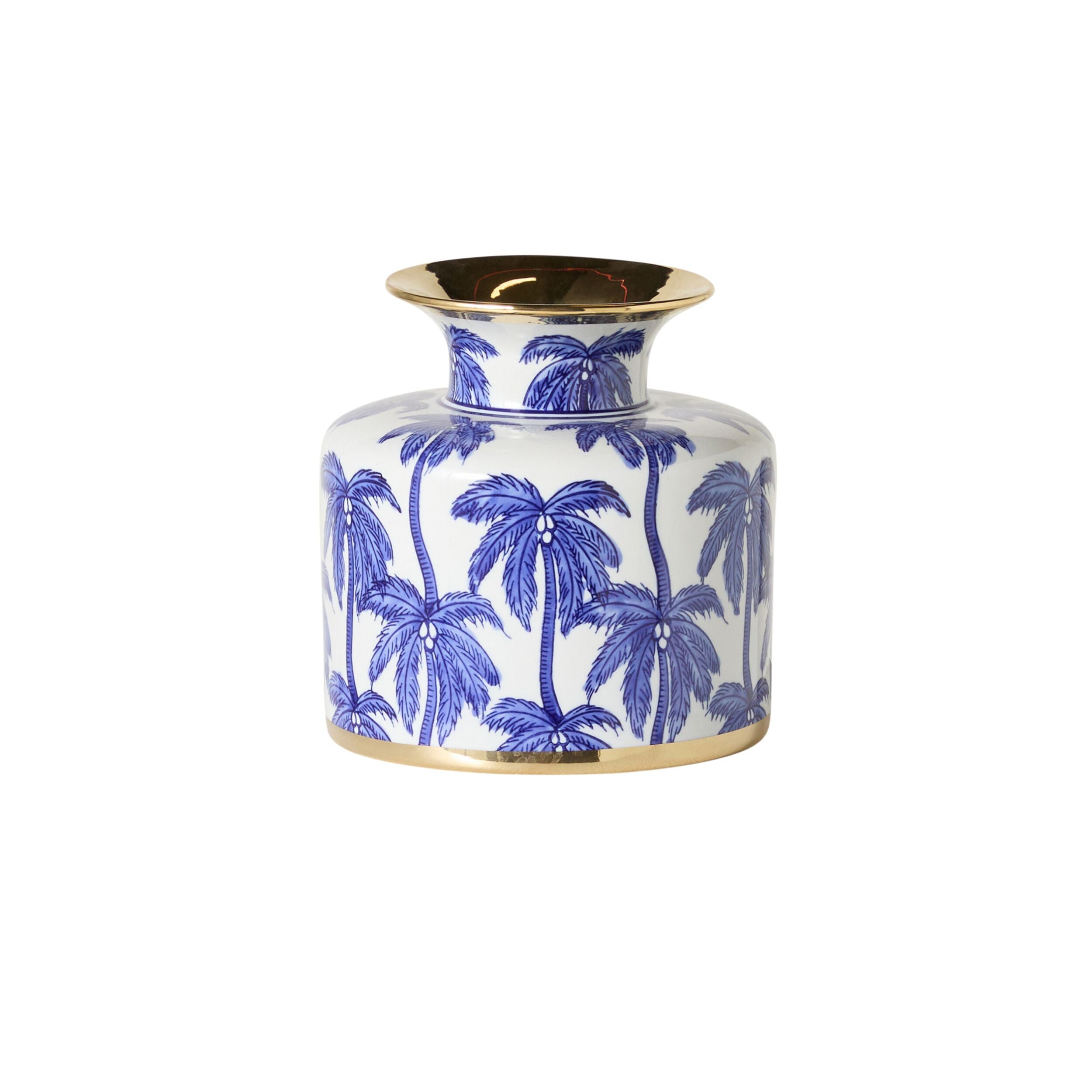 Celadon Sapphire Palm Vase 20cm