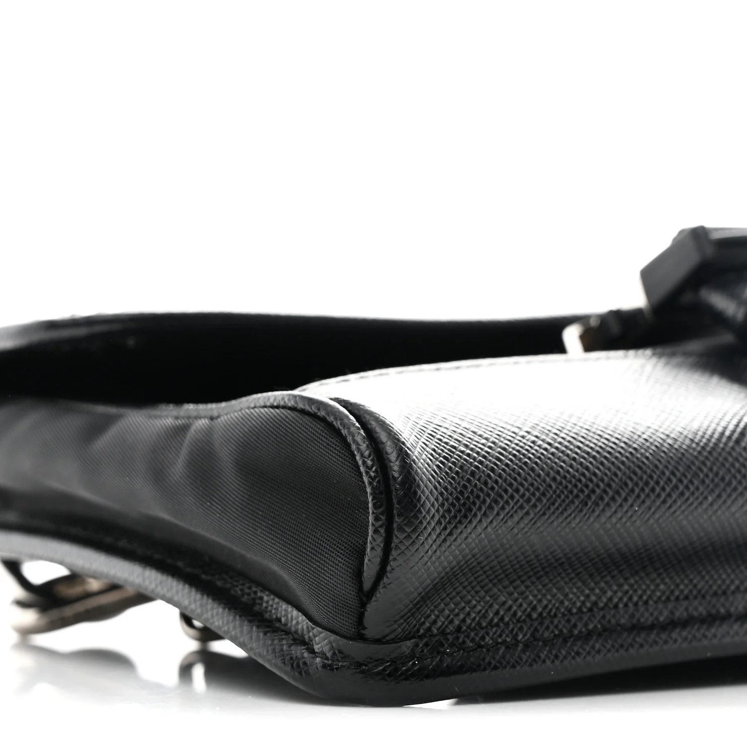 Re-Nylon Saffiano Lunar New Year Smartphone Case Crossbody Black
