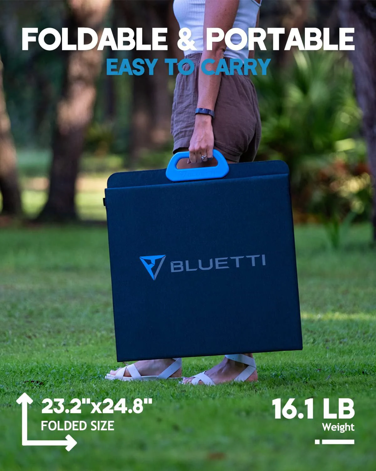 Bluetti Portable Solar Generator With 3 PV200 200W Solar Panels Included, AC200MAX 2048Wh Power Station, LiFePO4 Battery Pack Expandable to 8192Wh for Home Use,Trip,Emergency Image 7