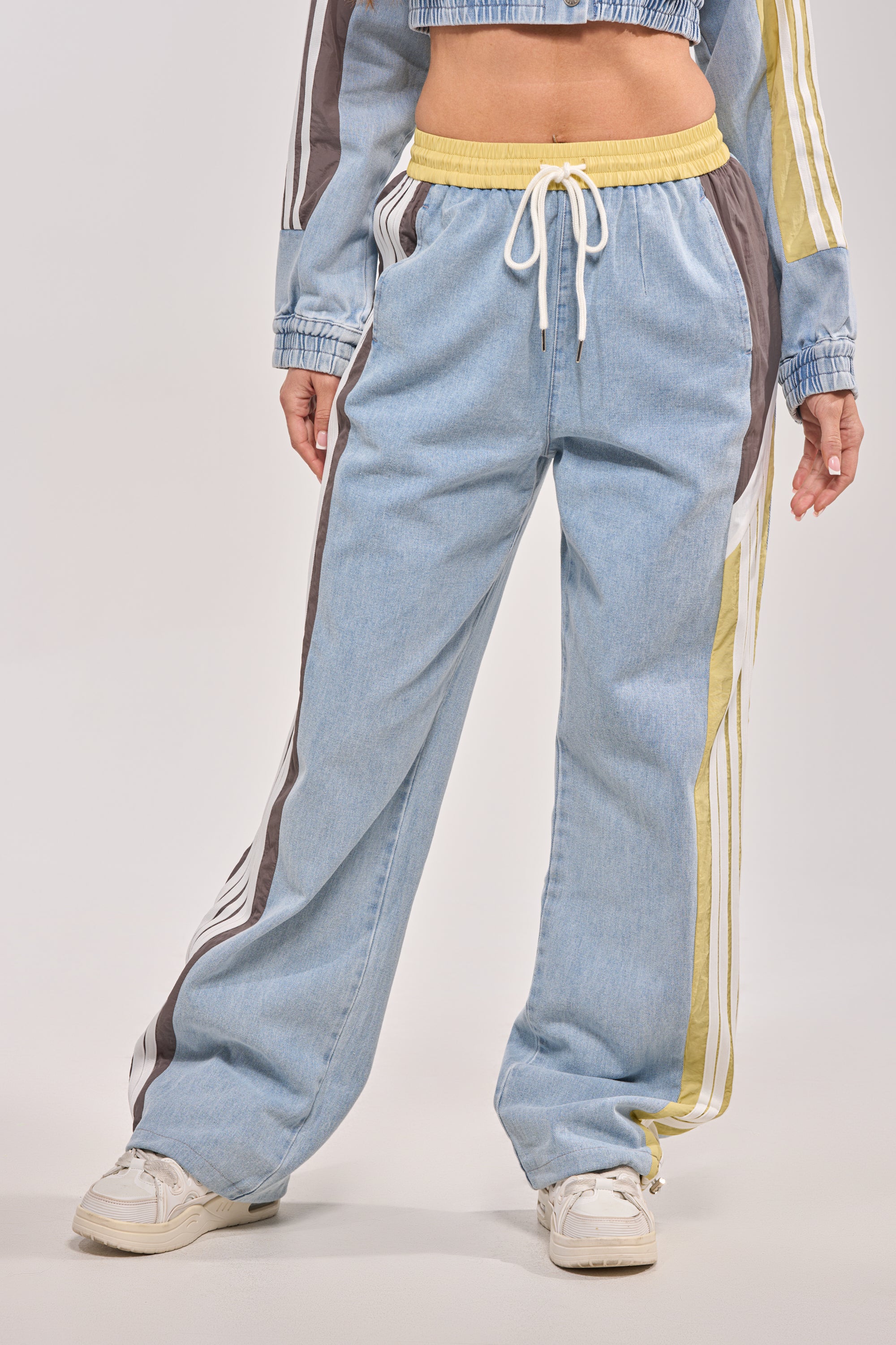 ALONE AGAIN DENIM TRACK PANT - Akira Store