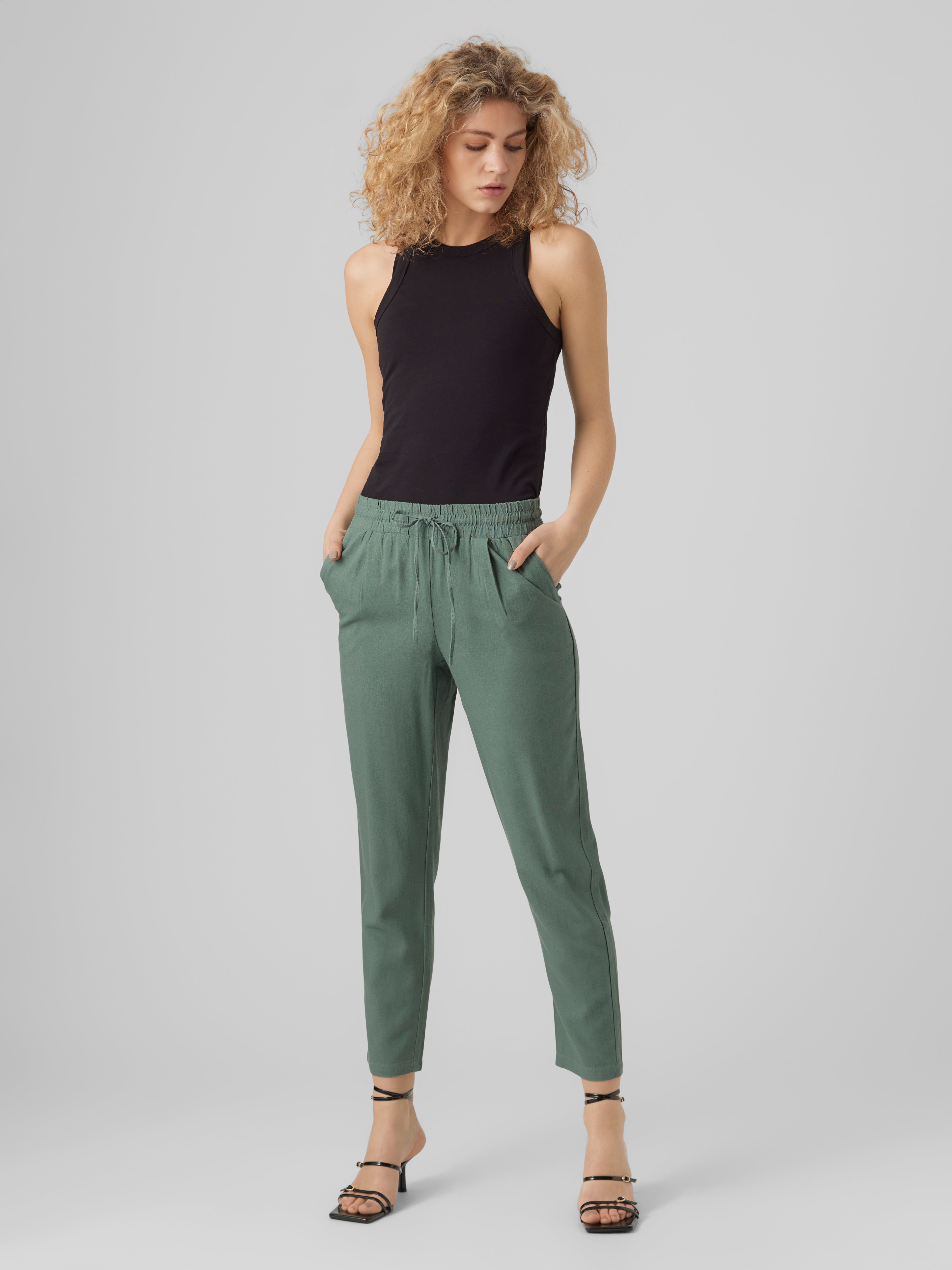 VERO MODA® VMJESMILO Mid waist Trousers