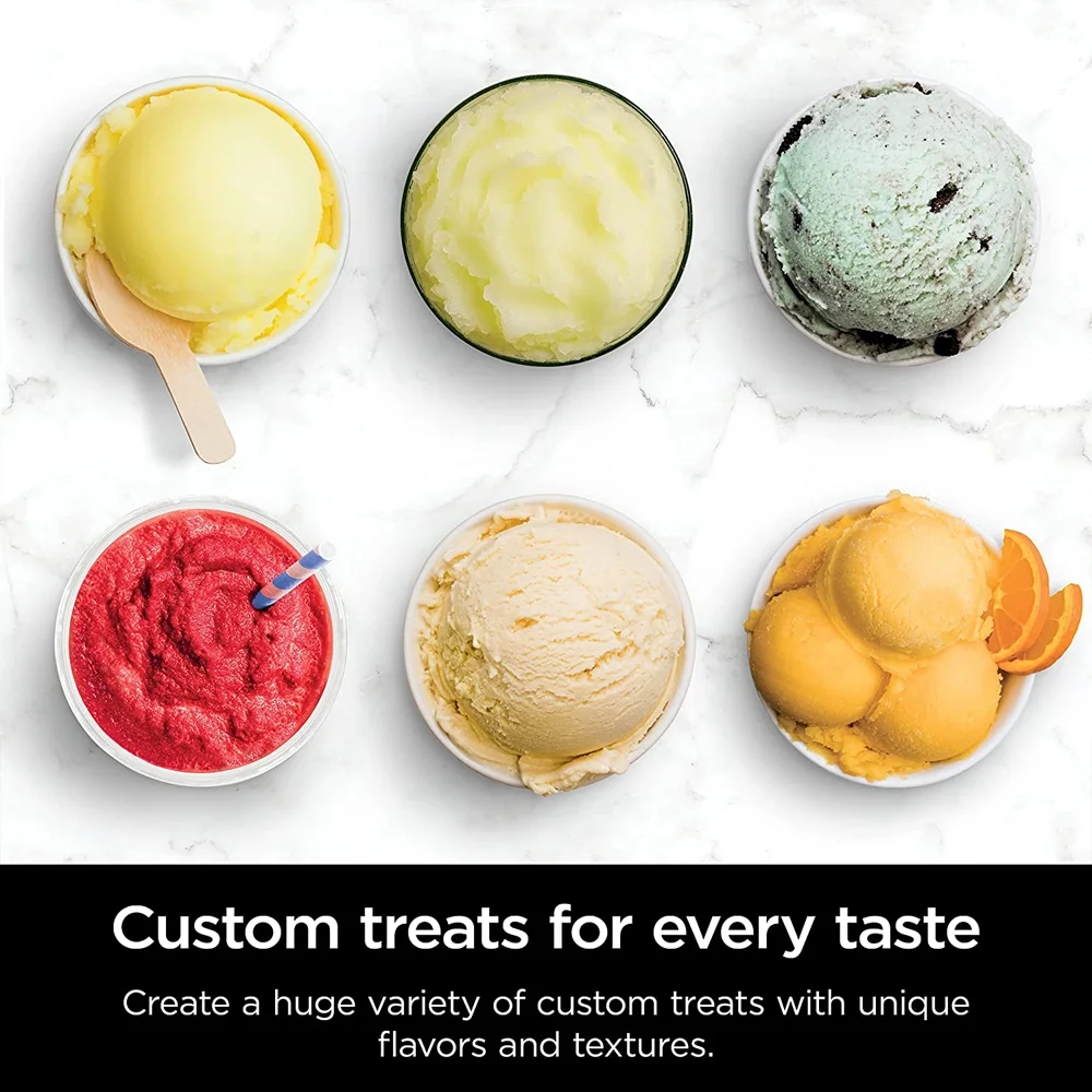 Restored NC501 CREAMi Deluxe 11-in-1 XL Ice Cream Maker Silver Bundle with 2 YR CPS Enhanced Protection Pack (Refurbished) - Image 3
