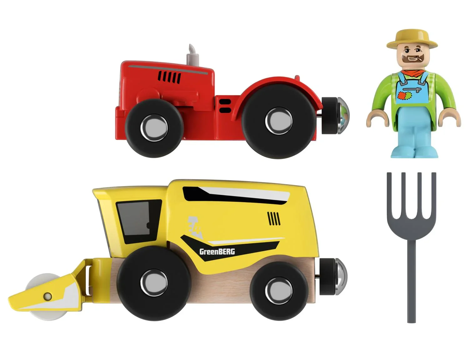 Playtive Set de figurines d'intervention ferrovire
