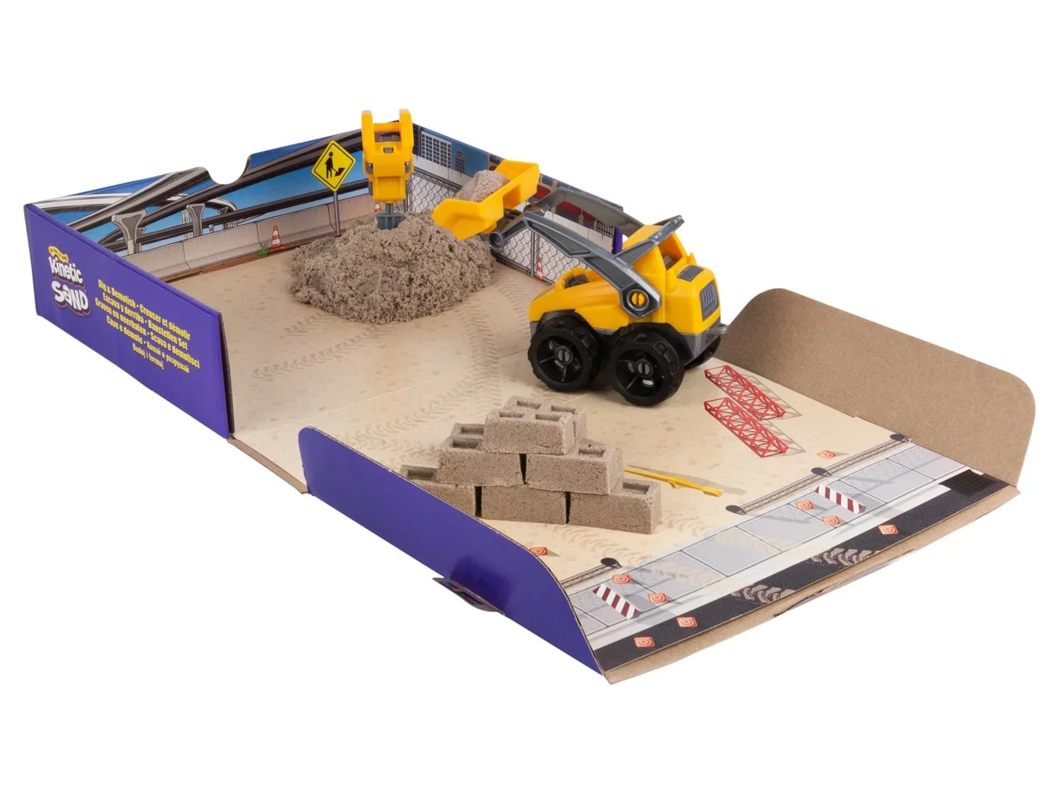 Kinetic Sand Coffret Creuser et dmolir